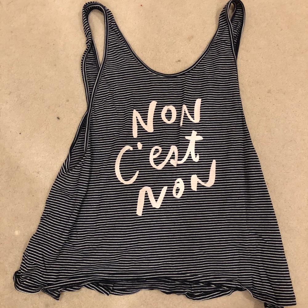 Striped tank top- Truly Madly